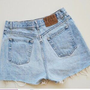Vintage cut off faded high waisted jean shorts